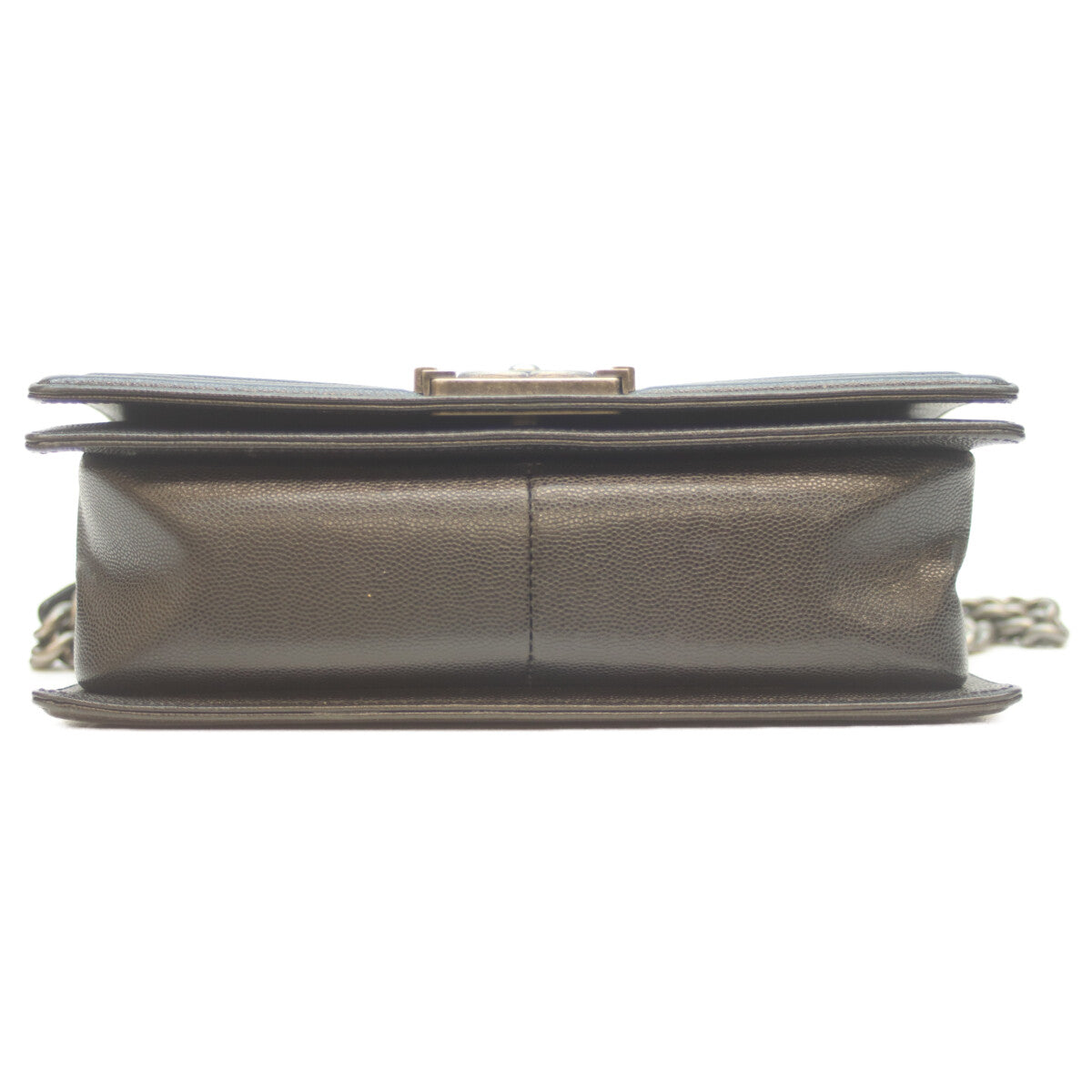 CHANEL シャネル 25番 A67086 黒 ｷｬﾋﾞｱ ｼﾙﾊﾞｰ金具 ボーイシャネル25 ﾐﾃﾞｨｱﾑ ショルダーバッグ