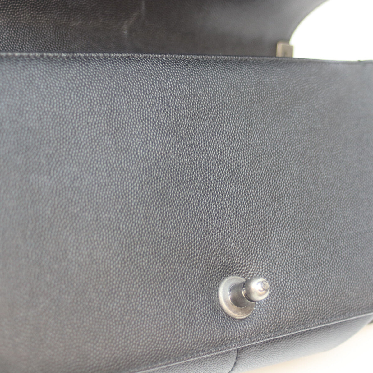 CHANEL シャネル 25番 A67086 黒 ｷｬﾋﾞｱ ｼﾙﾊﾞｰ金具 ボーイシャネル25 ﾐﾃﾞｨｱﾑ ショルダーバッグ