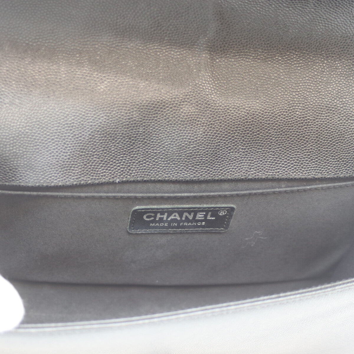 CHANEL シャネル 25番 A67086 黒 ｷｬﾋﾞｱ ｼﾙﾊﾞｰ金具 ボーイシャネル25 ﾐﾃﾞｨｱﾑ ショルダーバッグ