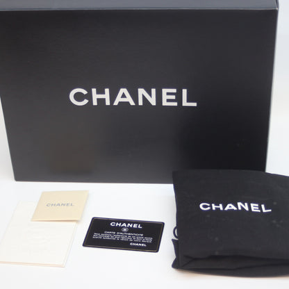 CHANEL シャネル 黒 Wﾌﾗｯﾌﾟ ｳﾞｨﾝﾃｰｼﾞｶｰﾌｽｷﾝ ｼﾙﾊﾞｰ金具 ﾏﾄﾗｯｾ 2.55 ﾗｰｼﾞ ショルダーバッグ 28