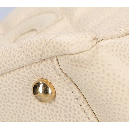 CHANEL シャネル 8番台 復刻チェーントート キャビア ハンドバッグ