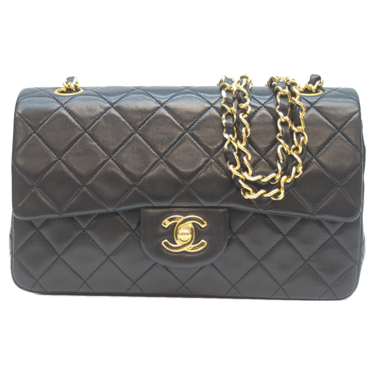 CHANEL シャネル 1番 A01113 黒 ﾗﾑ G金具 Wﾌﾗｯﾌﾟ ﾏﾄﾗｯｾ23 ﾁｪｰﾝｼｮﾙﾀﾞｰ ショルダーバッグ