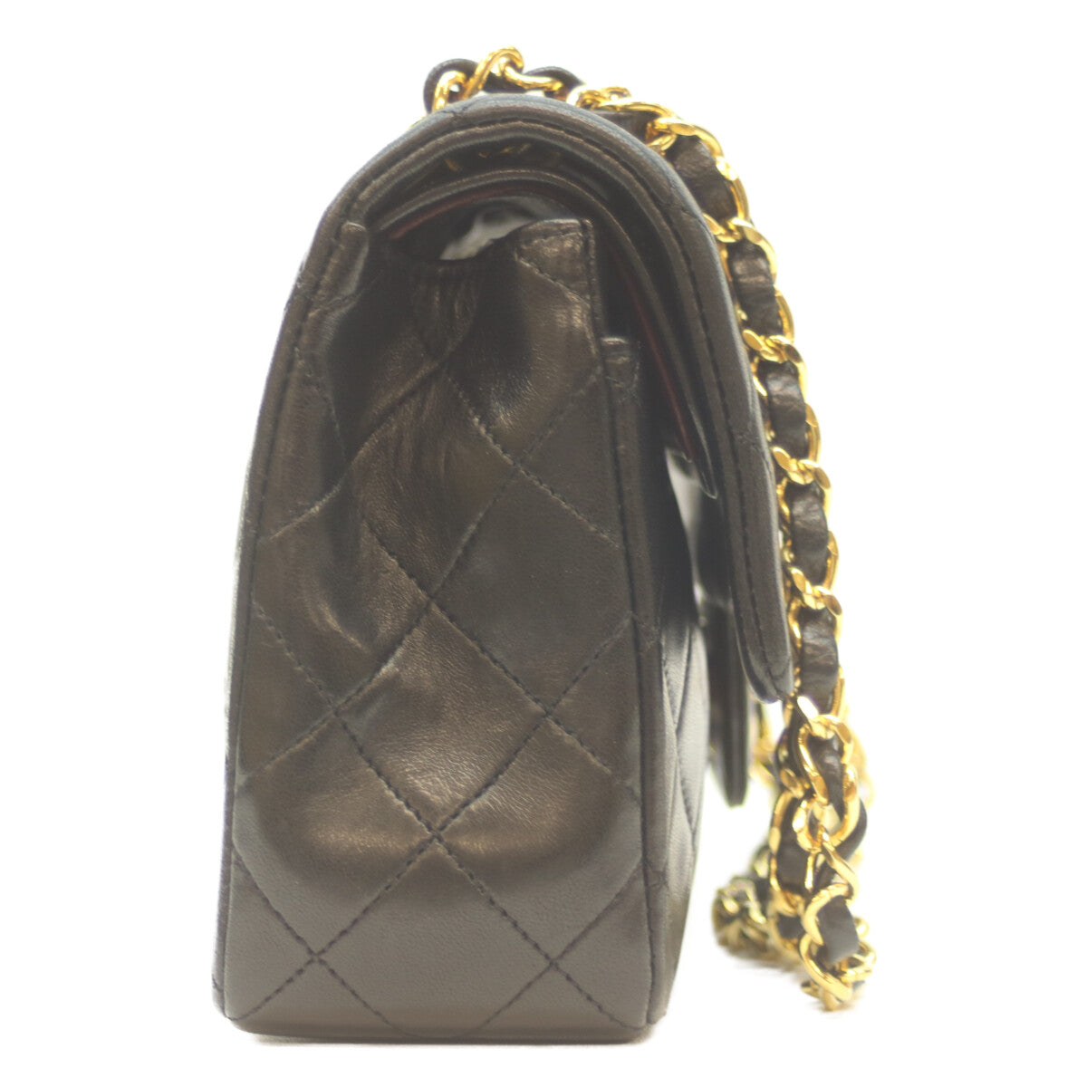 CHANEL シャネル 1番 A01113 黒 ﾗﾑ G金具 Wﾌﾗｯﾌﾟ ﾏﾄﾗｯｾ23 ﾁｪｰﾝｼｮﾙﾀﾞｰ ショルダーバッグ