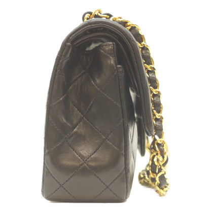 CHANEL シャネル 1番 A01113 黒 ﾗﾑ G金具 Wﾌﾗｯﾌﾟ ﾏﾄﾗｯｾ23 ﾁｪｰﾝｼｮﾙﾀﾞｰ ショルダーバッグ