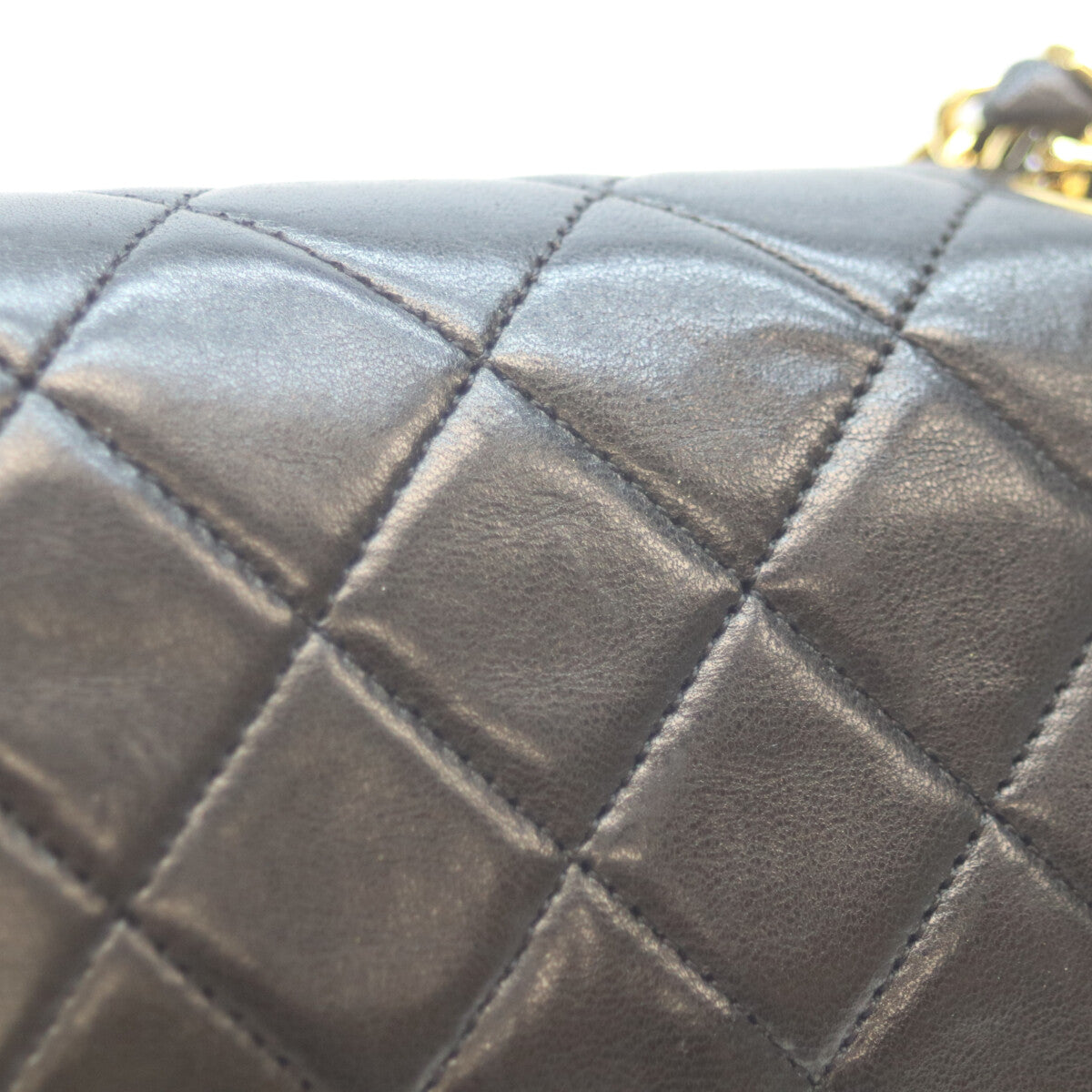 CHANEL シャネル 1番 A01113 黒 ﾗﾑ G金具 Wﾌﾗｯﾌﾟ ﾏﾄﾗｯｾ23 ﾁｪｰﾝｼｮﾙﾀﾞｰ ショルダーバッグ