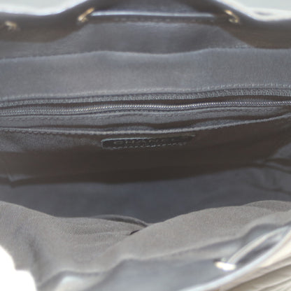 CHANEL シャネル 25番 黒 ﾗﾑ ｼﾙﾊﾞｰ金具 Vｽﾃｯﾁ ｼｪﾌﾞﾛﾝ ﾘｭｯｸ リュック バックパック