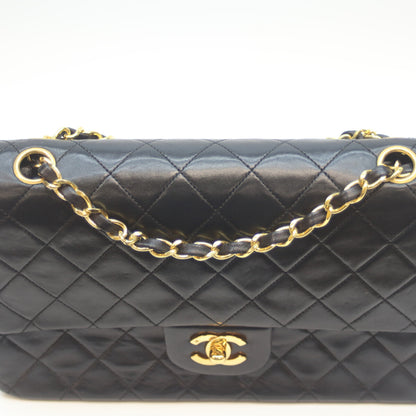 CHANEL シャネル A01112 1番 黒 ﾗﾑ G金具 Wﾌﾗｯﾌﾟ ﾏﾄﾗｯｾ25 ショルダーバッグ