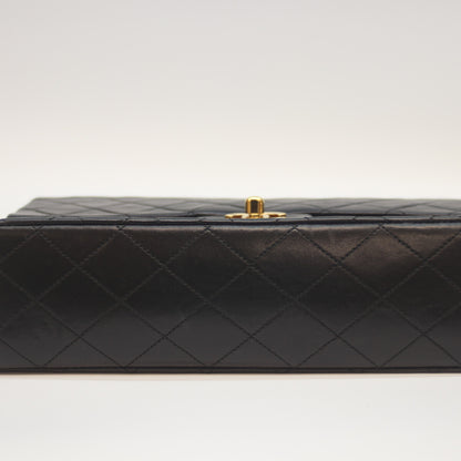 CHANEL シャネル A01112 1番 黒 ﾗﾑ G金具 Wﾌﾗｯﾌﾟ ﾏﾄﾗｯｾ25 ショルダーバッグ