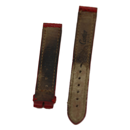 Cartier カルティエ 82-95年 925 ﾏｽﾄﾀﾝｸｳﾞｪﾙﾒｲﾕSM ﾛｰﾏ ｱｲﾎﾞﾘｰ文字盤 QZ 革 腕時計