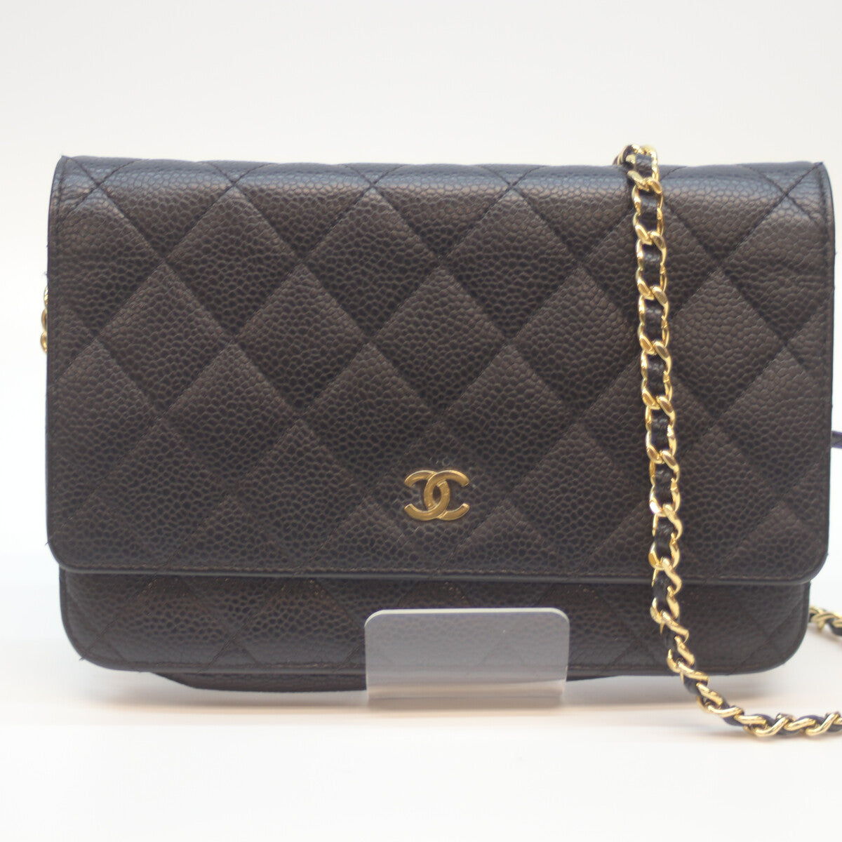 CHANEL シャネル 21番 AP0250 黒 ｷｬﾋﾞｱ G金具 ﾁｪｰﾝｳｫﾚｯﾄ ショルダーバッグ