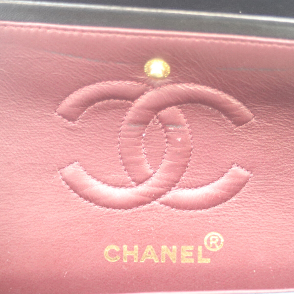 CHANEL シャネル 5番 A01113 黒 ﾗﾑ G金具 Wﾌﾗｯﾌﾟ ﾏﾄﾗｯｾ23 ショルダーバッグ