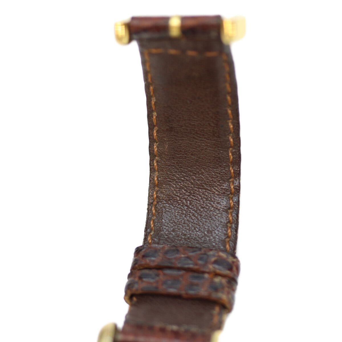 Cartier カルティエ 76-81年 925 ﾏｽﾄﾀﾝｸｳﾞｪﾙﾒｲﾕSM ﾛｰﾏｱｲﾎﾞﾘｰ文字盤 手巻き 革 腕時計