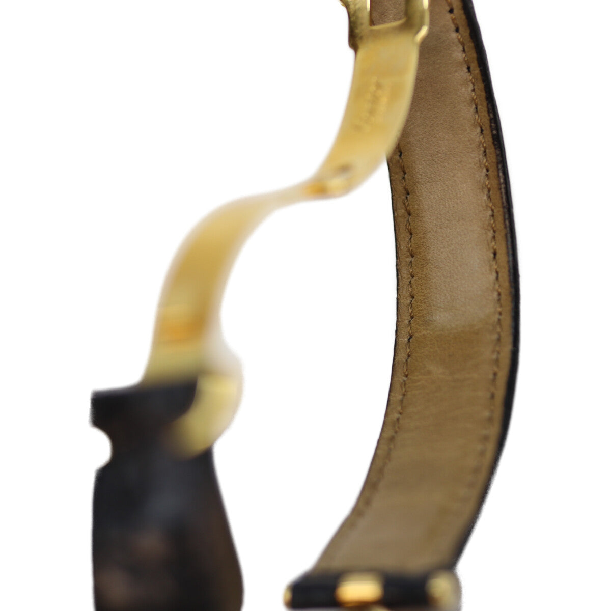 Cartier カルティエ 925 ﾏｽﾄｳﾞｧﾝﾄﾞｰﾑｳﾞｪﾙﾒｲﾕLM 黒文字盤 QZ 革 腕時計