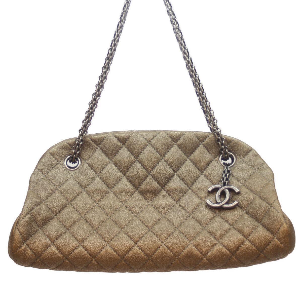 CHANEL シャネル 14番 ｺﾞｰﾙﾄﾞ ｷｬﾋﾞｱ ｼﾙﾊﾞｰ金具 ﾏﾄﾞﾓｱｾﾞﾙﾎﾞｰﾘﾝｸﾞｼｮﾙﾀﾞｰ ショルダーバッグ