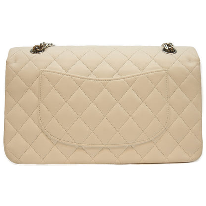 CHANEL シャネル 11番 A01112 白 ﾗﾑ ｼﾙﾊﾞｰ金具 Wﾌﾗｯﾌﾟ ﾏﾄﾗｯｾ25 ショルダーバッグ