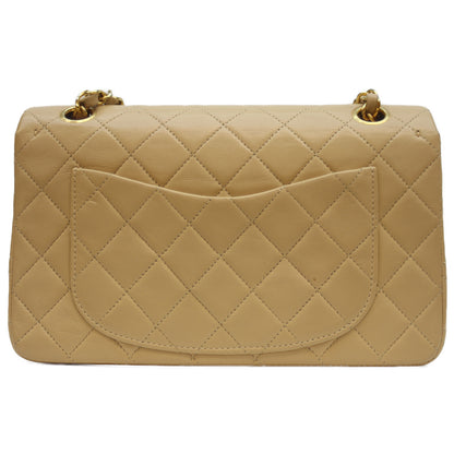 CHANEL シャネル 1番台 A01113 ﾍﾞｰｼﾞｭ G金具 ﾗﾑ Wﾌﾗｯﾌﾟ ﾏﾄﾗｯｾ23ｽﾓｰﾙ ショルダーバッグ