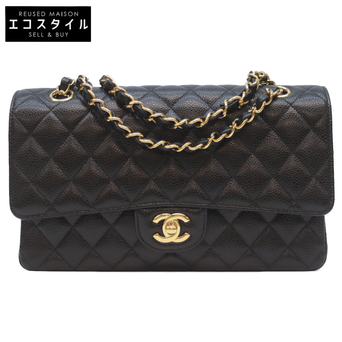 CHANEL シャネル 29番 A01112 黒 ｷｬﾋﾞｱ G金具 Wﾌﾗｯﾌﾟ ﾏﾄﾗｯｾ25 ショルダーバッグ