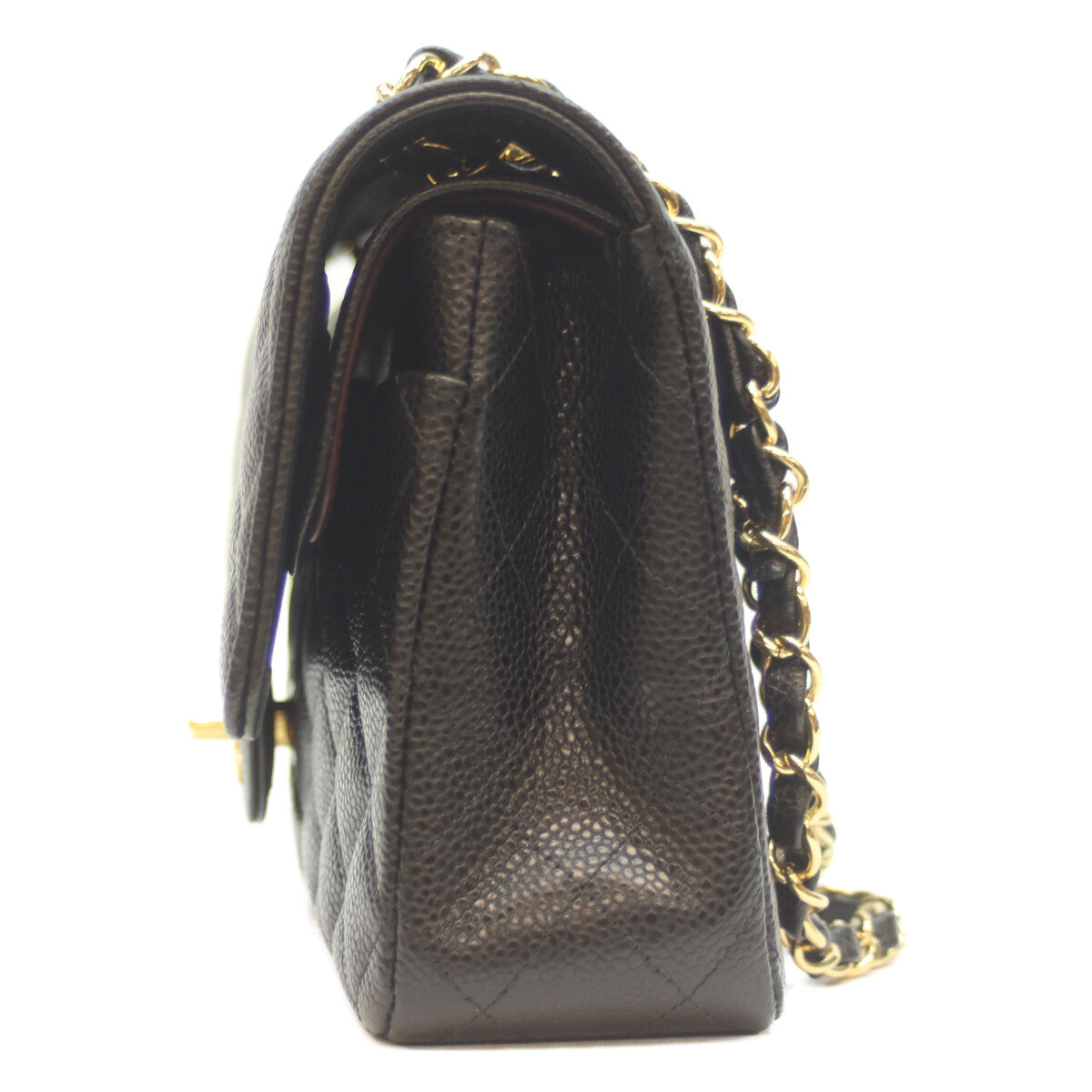 CHANEL シャネル 29番 A01112 黒 ｷｬﾋﾞｱ G金具 Wﾌﾗｯﾌﾟ ﾏﾄﾗｯｾ25 ショルダーバッグ