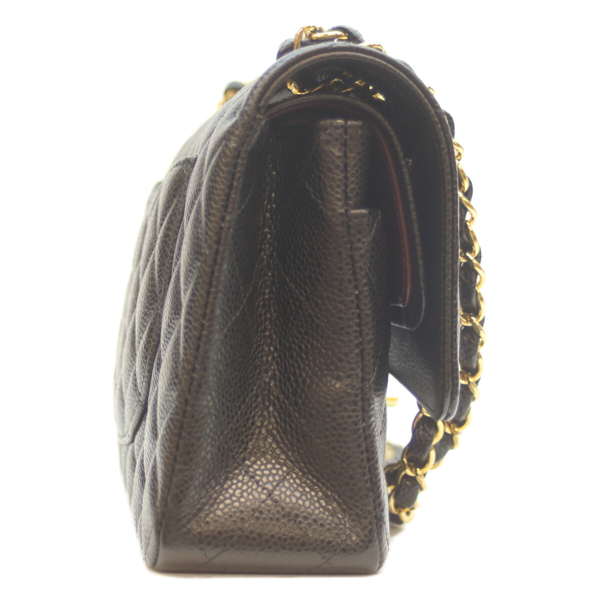 CHANEL シャネル 29番 A01112 黒 ｷｬﾋﾞｱ G金具 Wﾌﾗｯﾌﾟ ﾏﾄﾗｯｾ25 ショルダーバッグ