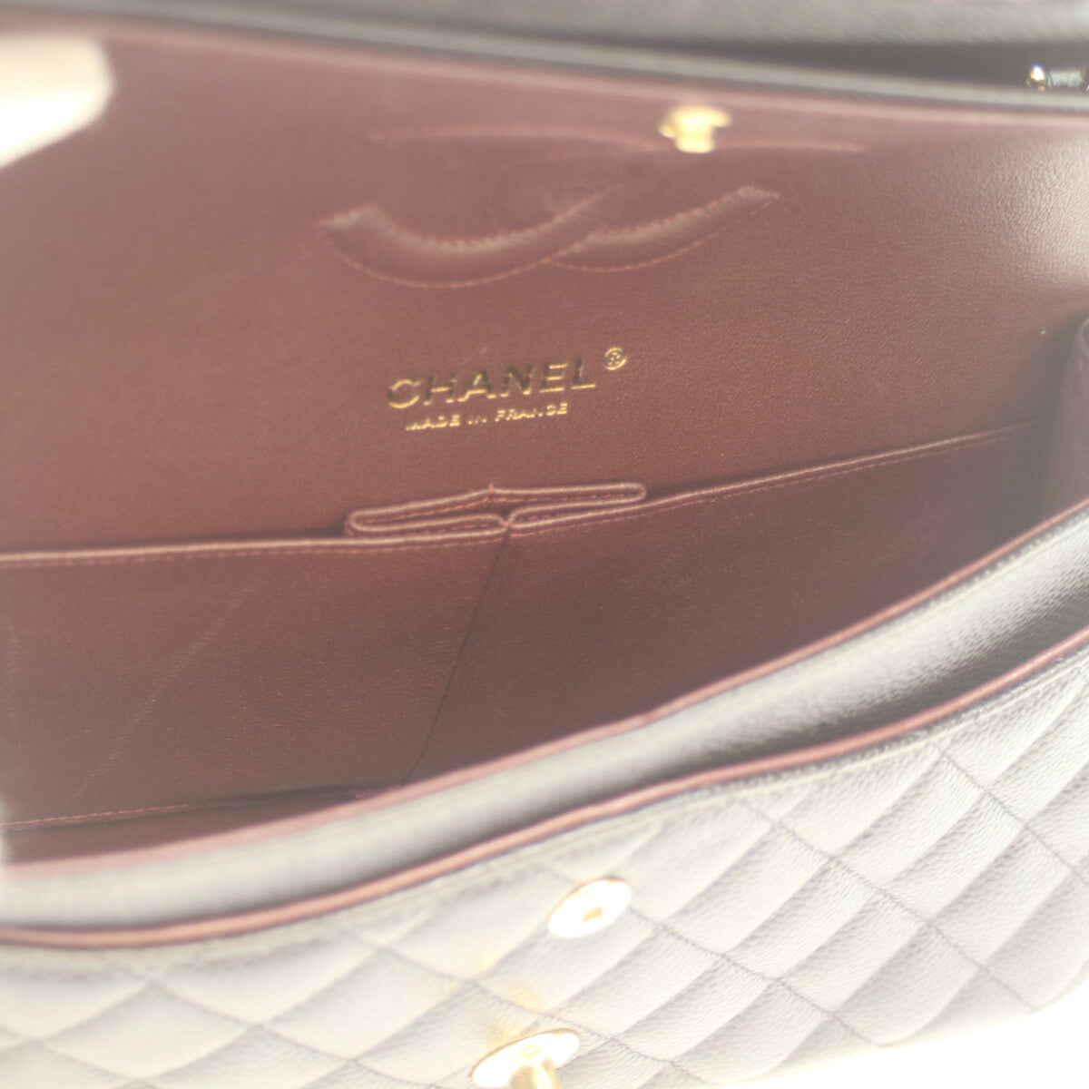 CHANEL シャネル 29番 A01112 黒 ｷｬﾋﾞｱ G金具 Wﾌﾗｯﾌﾟ ﾏﾄﾗｯｾ25 ショルダーバッグ