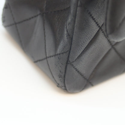 CHANEL シャネル 1番 A01113 黒 ﾗﾑ G金具 Wﾌﾗｯﾌﾟ ﾏﾄﾗｯｾ23 ショルダーバッグ