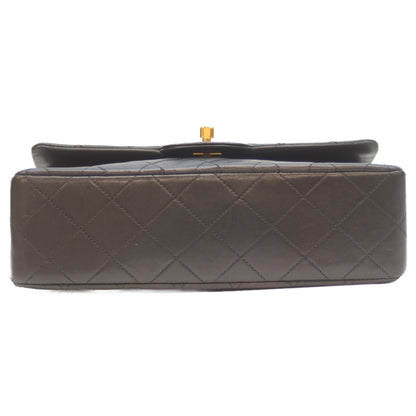 CHANEL シャネル 1番 A01113 黒 ﾗﾑ G金具 Wﾌﾗｯﾌﾟ ﾏﾄﾗｯｾ23 ショルダーバッグ