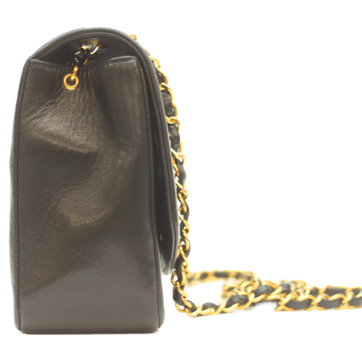 CHANEL シャネル 2番 A01165 黒 ﾗﾑ G金具 ﾀﾞｲｱﾅ25 ﾁｪｰﾝｼｮﾙﾀﾞｰ ショルダーバッグ