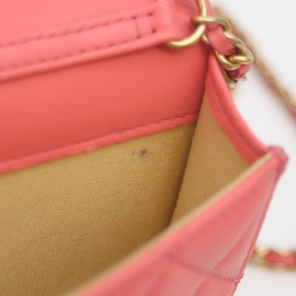 CHANEL シャネル 30番 AP1628 ﾋﾟﾝｸ ﾗﾑ G金具 ｺｺﾎﾞｰﾙ ﾁｪｰﾝﾎﾟｼｪｯﾄ ｸﾗｯﾁ ﾐﾆﾊﾞｯｸﾞ ウエストバッグ