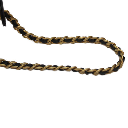 CHANEL シャネル 25SS AS5293 黒 ｷｬﾋﾞｱ ｸﾞﾚｲﾝﾄﾞｶｰﾌｽｷﾝ G金具 ｼｬﾈﾙ25ｽﾓｰﾙ ショルダーバッグ