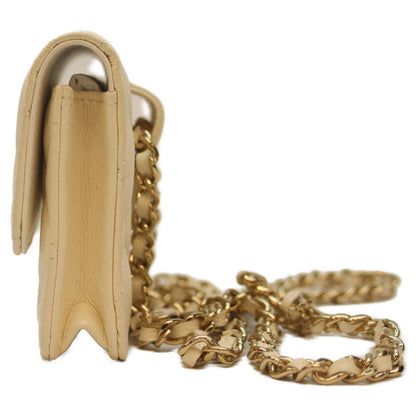 CHANEL シャネル AP3352 白 ｷｬﾋﾞｱ G金具 ﾏﾄﾗｯｾ ﾘﾎﾞﾝﾁｪｰﾝ ﾍﾞﾙﾄﾐﾆﾎﾟｰﾁ ショルダーバッグ