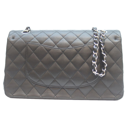 CHANEL シャネル A01112 14番 黒 ﾗﾑ ｼﾙﾊﾞｰ金具 Wﾌﾗｯﾌﾟ ﾏﾄﾗｯｾ25 ショルダーバッグ