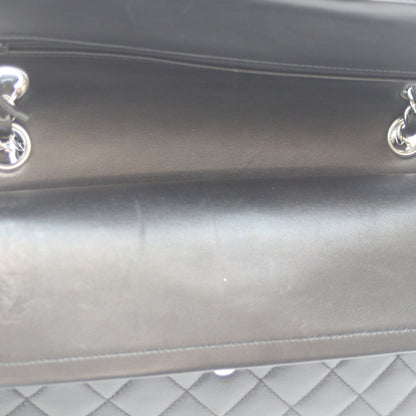 CHANEL シャネル A01112 14番 黒 ﾗﾑ ｼﾙﾊﾞｰ金具 Wﾌﾗｯﾌﾟ ﾏﾄﾗｯｾ25 ショルダーバッグ