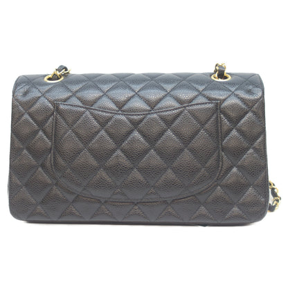 CHANEL シャネル 23番 A01112 黒 ｷｬﾋﾞｱ G金具 ﾏﾄﾗｯｾ25 ショルダーバッグ