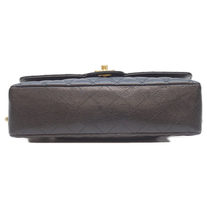 CHANEL シャネル 23番 A01112 黒 ｷｬﾋﾞｱ G金具 ﾏﾄﾗｯｾ25 ショルダーバッグ