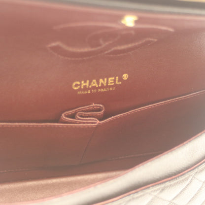 CHANEL シャネル 23番 A01112 黒 ｷｬﾋﾞｱ G金具 ﾏﾄﾗｯｾ25 ショルダーバッグ