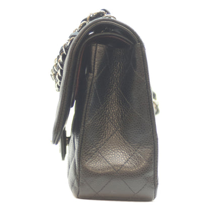 CHANEL シャネル 21番 A01112 黒 ｷｬﾋﾞｱ ｼﾙﾊﾞｰ金具 ﾏﾄﾗｯｾ25 ショルダーバッグ