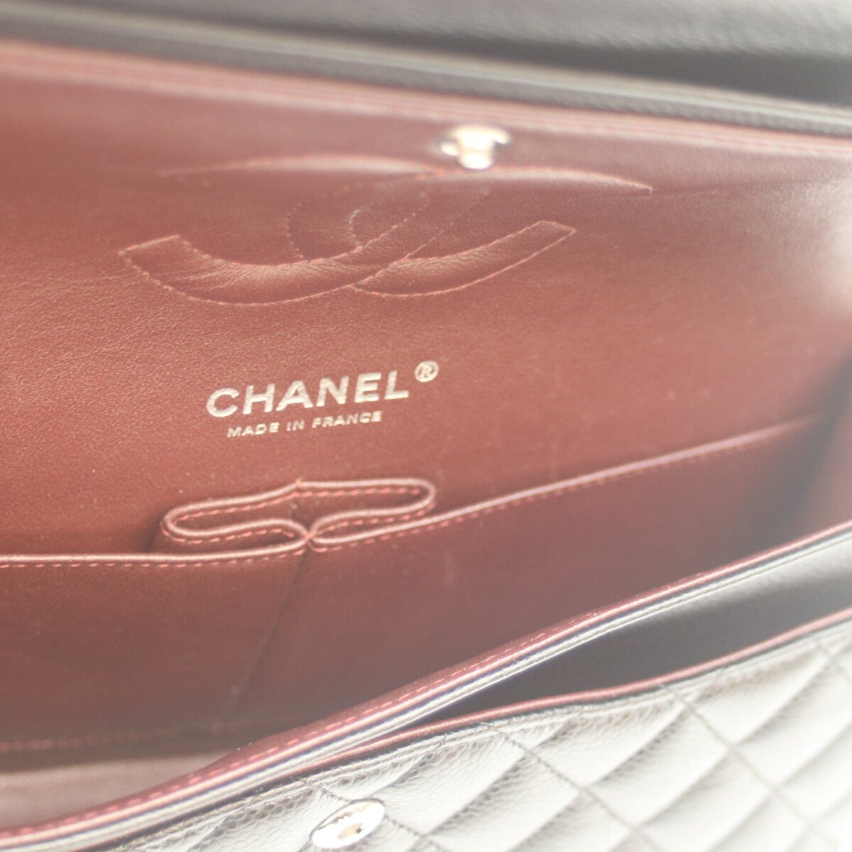 CHANEL シャネル 21番 A01112 黒 ｷｬﾋﾞｱ ｼﾙﾊﾞｰ金具 ﾏﾄﾗｯｾ25 ショルダーバッグ