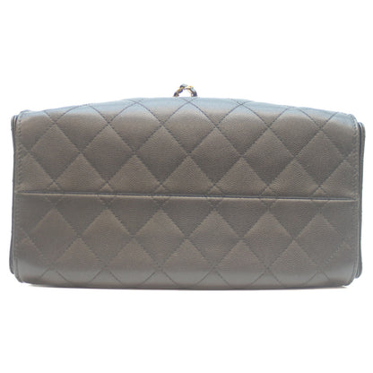 CHANEL シャネル 25SS AS5293 黒 ｷｬﾋﾞｱ ｸﾞﾚｲﾝﾄﾞｶｰﾌｽｷﾝ G金具 ｼｬﾈﾙ25ｽﾓｰﾙ ショルダーバッグ