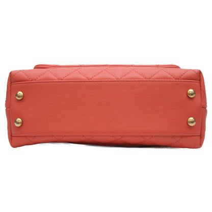 CHANEL シャネル 27番 A92990 ﾋﾟﾝｸ ｷｬﾋﾞｱ G金具 ｺｺﾊﾝﾄﾞﾙXS 24 ショルダーバッグ