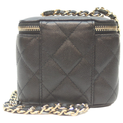 CHANEL シャネル 32番 AP2158 黒 ｷｬﾋﾞｱ G金具 ﾐﾆﾊﾞﾆﾃｨｼｮﾙﾀﾞｰ ショルダーバッグ