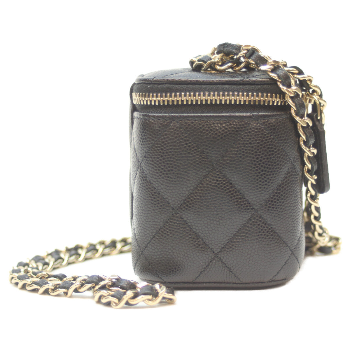 CHANEL シャネル 32番 AP2158 黒 ｷｬﾋﾞｱ G金具 ﾐﾆﾊﾞﾆﾃｨｼｮﾙﾀﾞｰ ショルダーバッグ