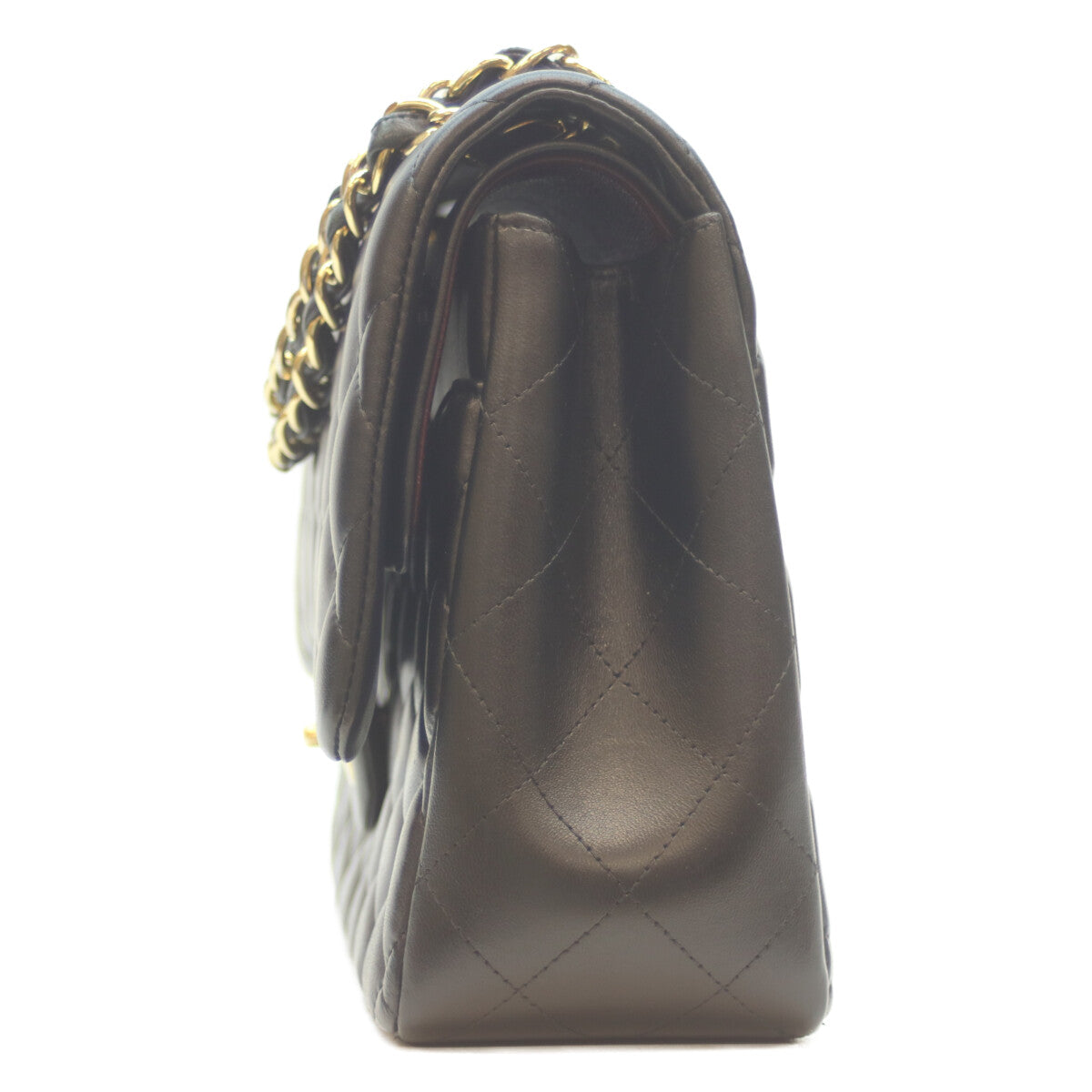 CHANEL シャネル 17番 A58600 黒 ﾗﾑ G金具 Wﾌﾗｯﾌﾟ ﾃﾞｶﾏﾄﾗｯｾ30 ショルダーバッグ