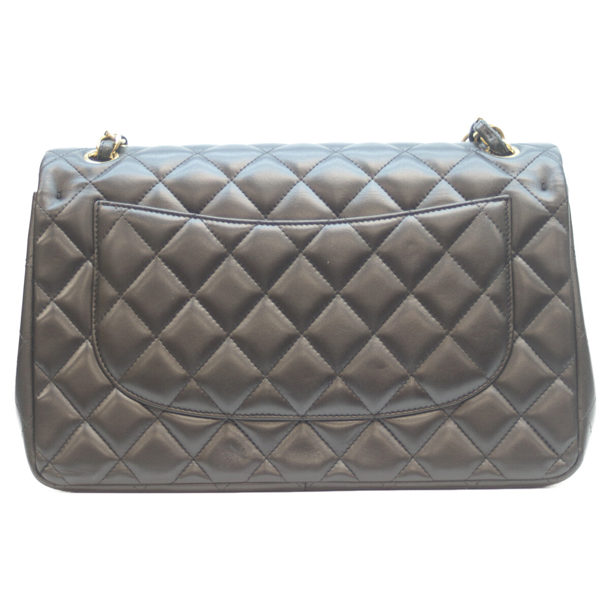 CHANEL シャネル 17番 A58600 黒 ﾗﾑ G金具 Wﾌﾗｯﾌﾟ ﾃﾞｶﾏﾄﾗｯｾ30 ショルダーバッグ