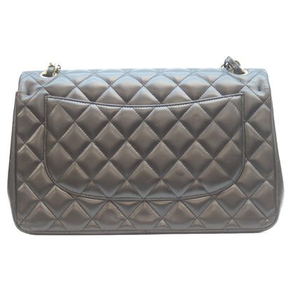 CHANEL シャネル 17番 A58600 黒 ﾗﾑ G金具 Wﾌﾗｯﾌﾟ ﾃﾞｶﾏﾄﾗｯｾ30 ショルダーバッグ