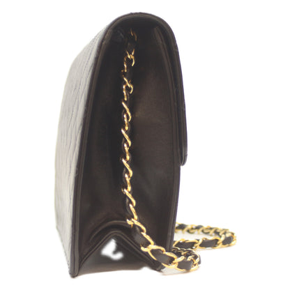 CHANEL シャネル 4番 A03570 黒 G金具 ﾌﾟｯｼｭﾛｯｸ ﾏﾄﾗｯｾ25 ｼﾝｸﾞﾙﾌﾗｯﾌﾟ ﾁｪｰﾝｼｮﾙﾀﾞｰﾊﾞｯｸﾞ ショルダーバッグ