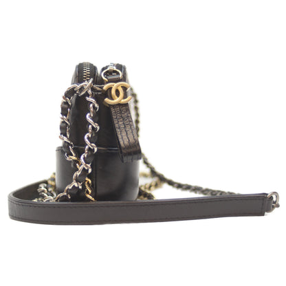 CHANEL シャネル 24番 A94505 黒 ｶﾞﾌﾞﾘｴﾙ ｴｲｼﾞﾄﾞｶｰﾌ ﾁｪｰﾝｼｮﾙﾀﾞｰ ショルダーバッグ