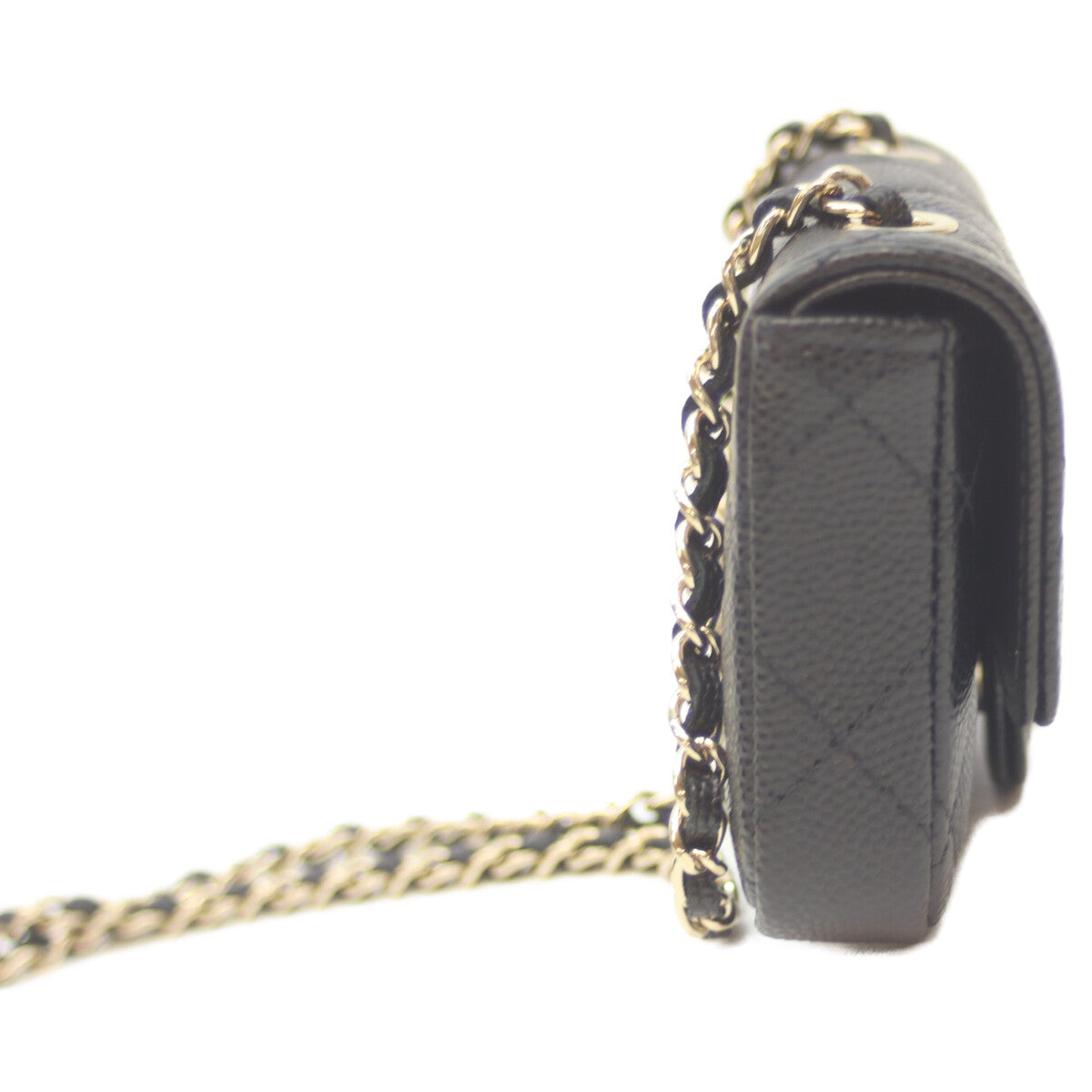 CHANEL シャネル 31番 AP1952 黒 ｷｬﾋﾞｱ G金具 ﾐﾆﾍﾞﾙﾄﾊﾞｯｸﾞ ショルダーバッグ
