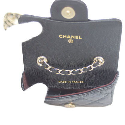 CHANEL シャネル 31番 AP1952 黒 ｷｬﾋﾞｱ G金具 ﾐﾆﾍﾞﾙﾄﾊﾞｯｸﾞ ショルダーバッグ