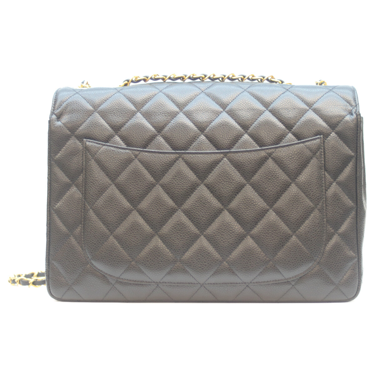 CHANEL シャネル 18番 A28600 黒 ｷｬﾋﾞｱ G金具 ﾃﾞｶﾏﾄﾗｯｾ30 ｼﾝｸﾞﾙﾌﾗｯﾌﾟ ﾁｪｰﾝｼｮﾙﾀﾞｰ ショルダーバッグ