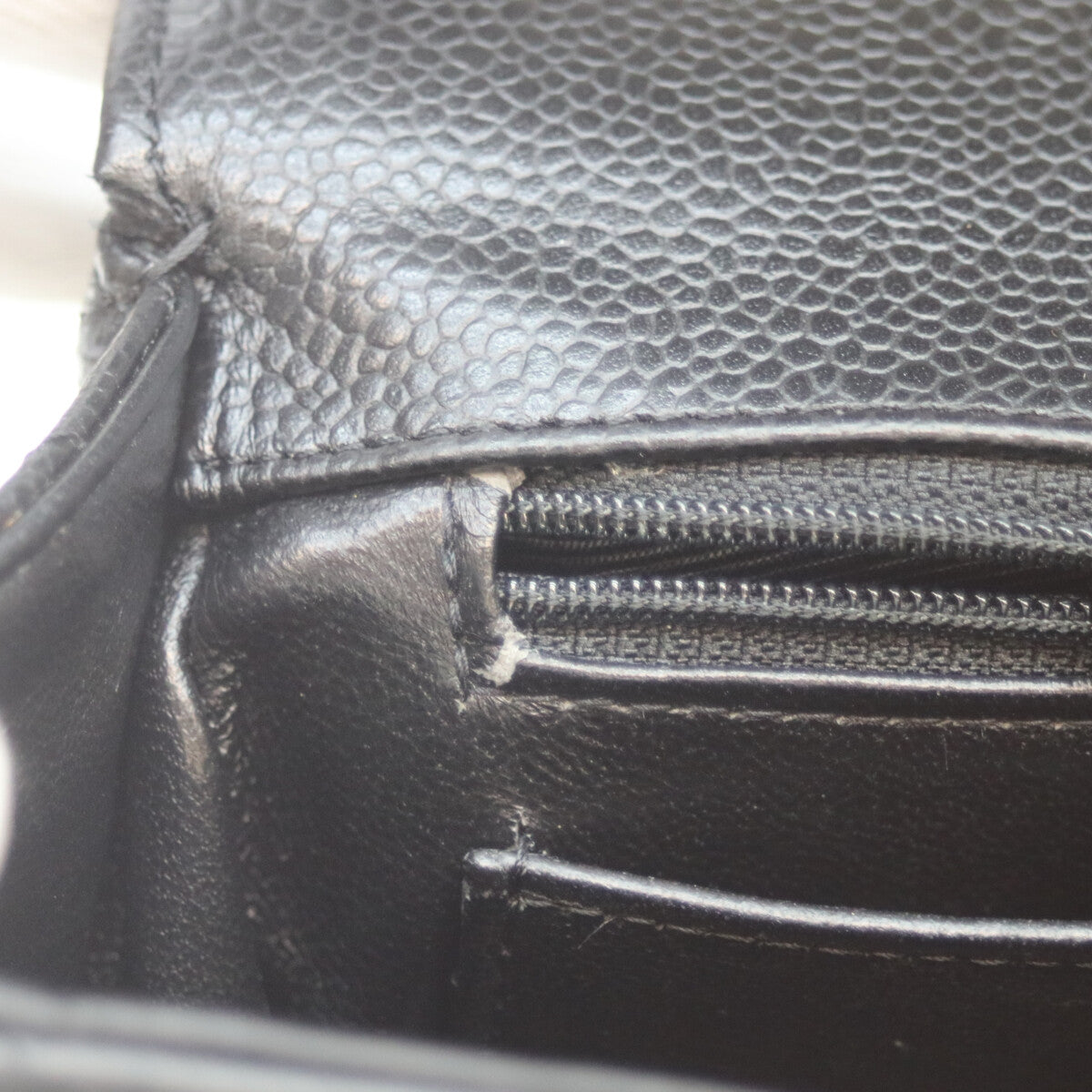 CHANEL シャネル 18番 A28600 黒 ｷｬﾋﾞｱ G金具 ﾃﾞｶﾏﾄﾗｯｾ30 ｼﾝｸﾞﾙﾌﾗｯﾌﾟ ﾁｪｰﾝｼｮﾙﾀﾞｰ ショルダーバッグ